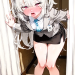 【エロ画像】プラチナサイドテールむっちり×アヘ顔・イキ顔_AI_アニメエロ画像