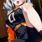 【エロ画像】銀髪ツインテール巨乳むっちり×アヘ顔・イキ顔_AI_アニメエロ画像