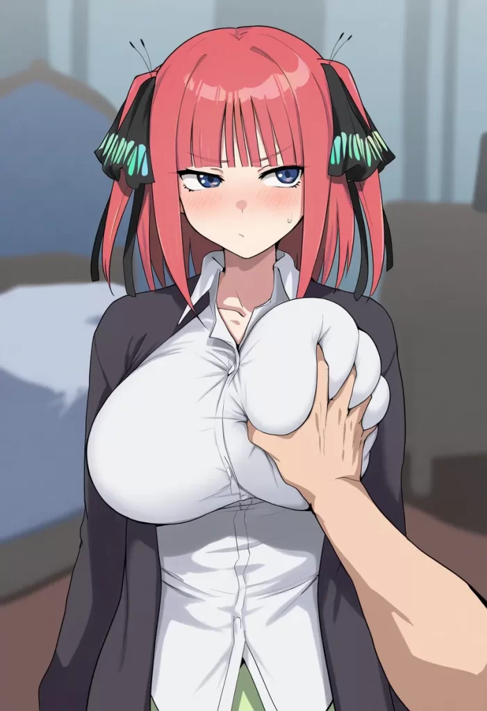 【画像】二乃のデカパイ揉ませてもらいまーす♥