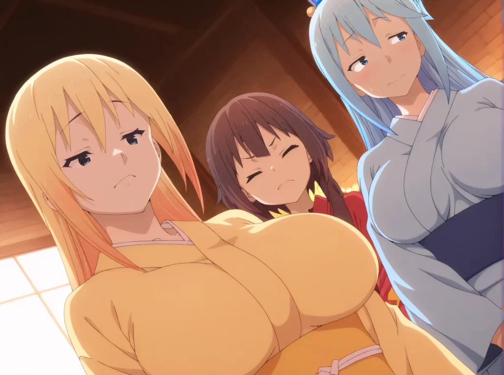 【画像】このすばキャラたちと夜な夜なえっちしまくるエロ画像