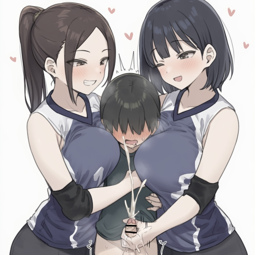 【二次エロ】おねショタバレー部ハーレム