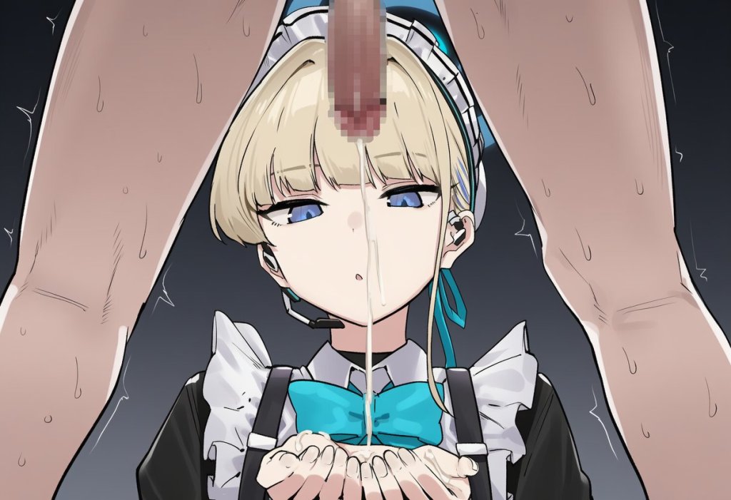 【画像】ブルアカキャラにマゾ射精させてもらうエロ画像集