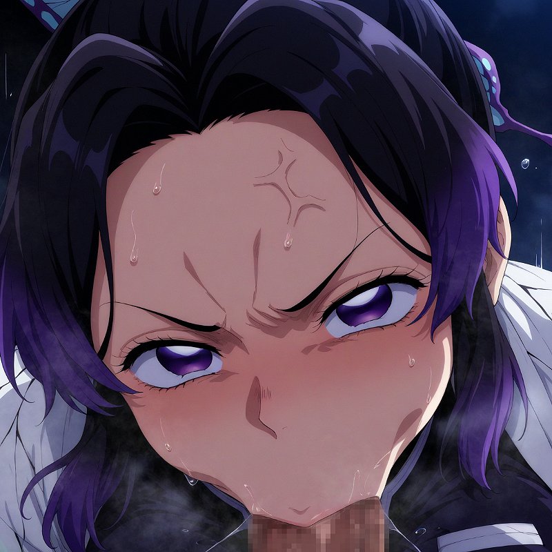 【画像】胡蝶しのぶさんのブチギレバキュームフェラ♥