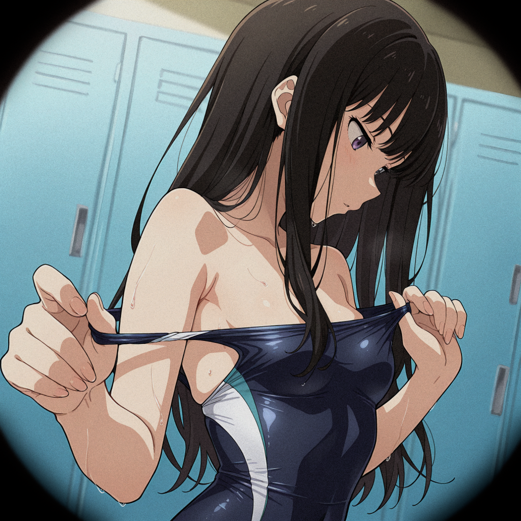 【画像】ピチピチなスク水着替え中を盗撮されちゃう井ノ上たきな