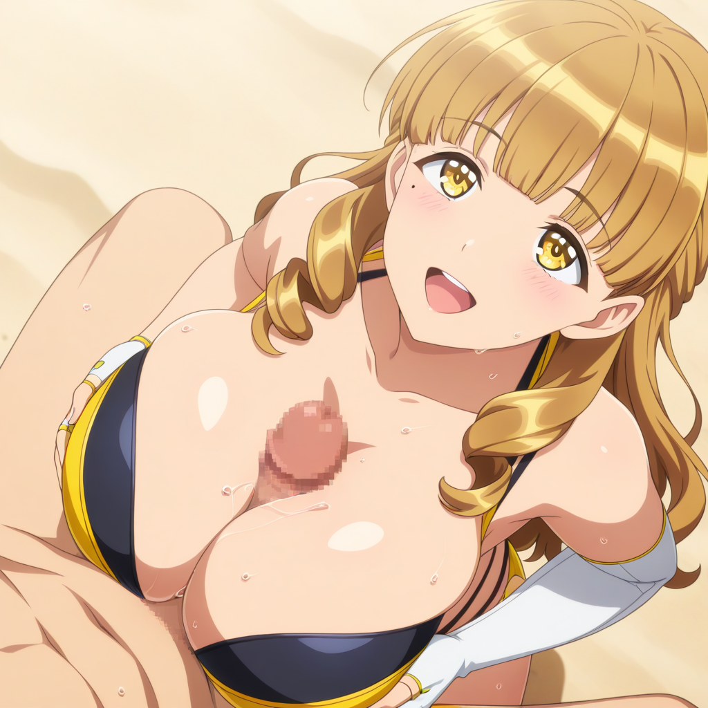 【画像】彩戸詩絵の極上おっぱいでパイズリしてもらうエロ画像♥