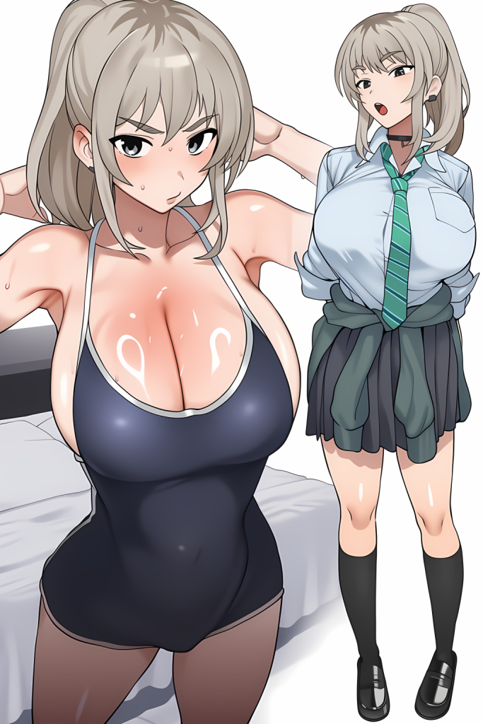【二次エロ】河原木桃香と制服スク水えっちしたいエロ画像♥