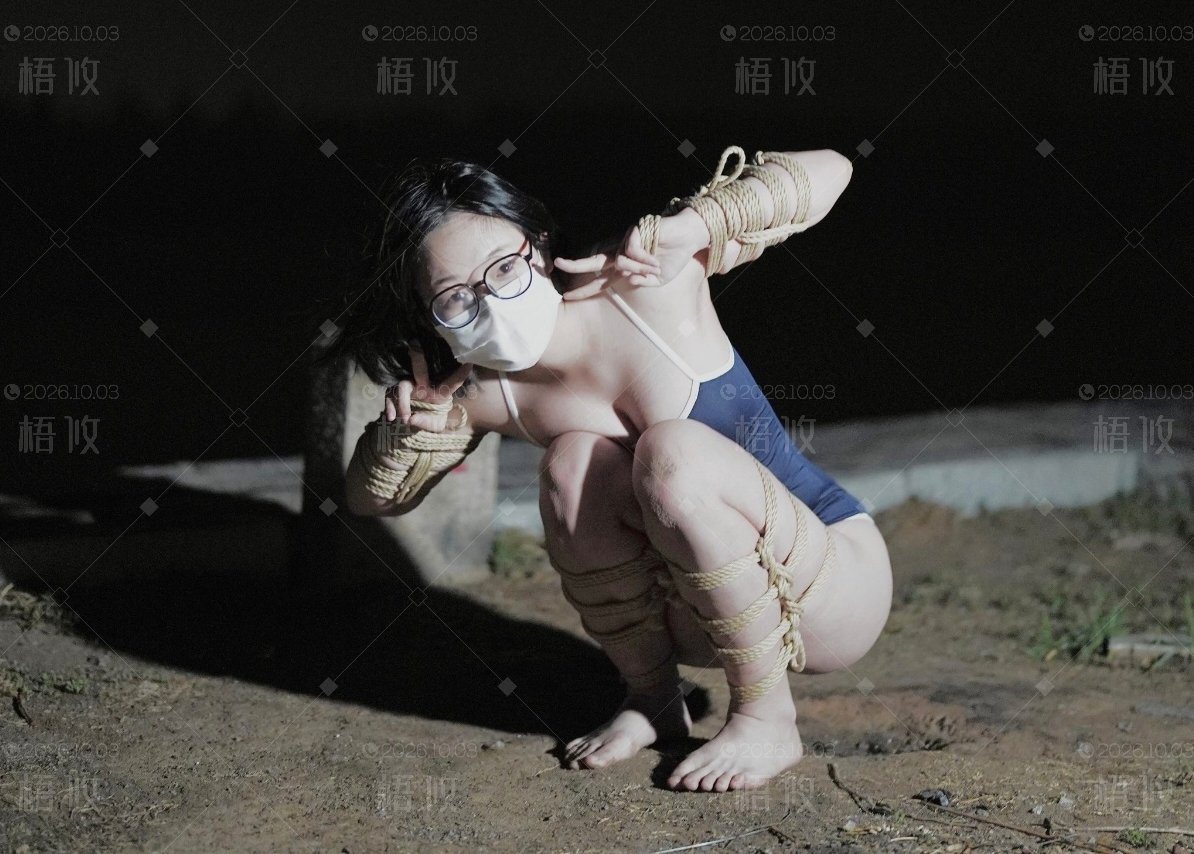 【SM写真】深夜の スク水緊縛会