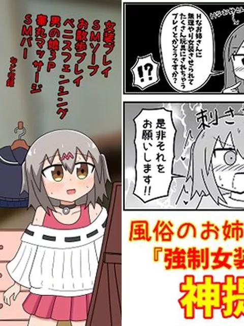 この漫画は童貞が描いた風俗レポ漫画です。 童貞のままだと見苦しいので『童貞女の子アバター』が代理としてお送りしています。
