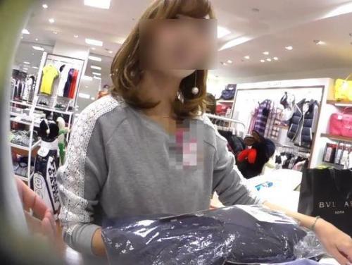 【盗撮】超美人ショップ店員の下半身から激写されたパンチラ映像がマジで大傑作！