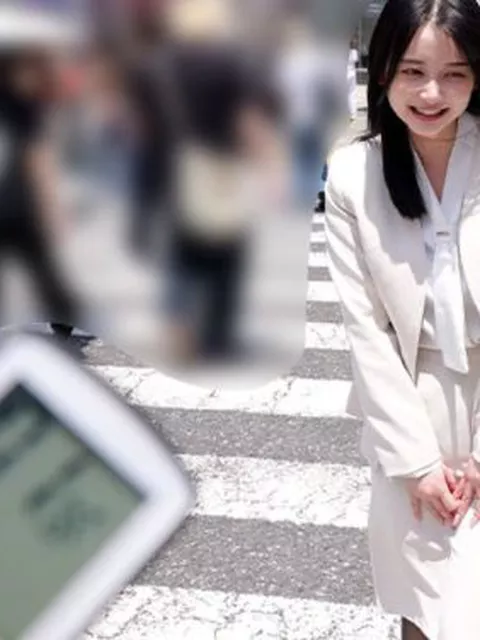 街でリモコンバイブ装着してイキまくる会社受付しずかさんがエロい