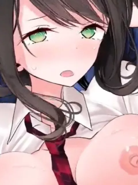 【エロアニメ】いつも通勤で見かける大人しそうな巨乳美人が淫らな行為をしてきて挿入不回避！