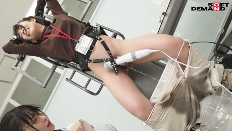【五味紗瑛子】女性社員が拘束状態で固定電マ攻めに喘ぐ！パンツに大きな染みができるほどお漏らし絶頂！