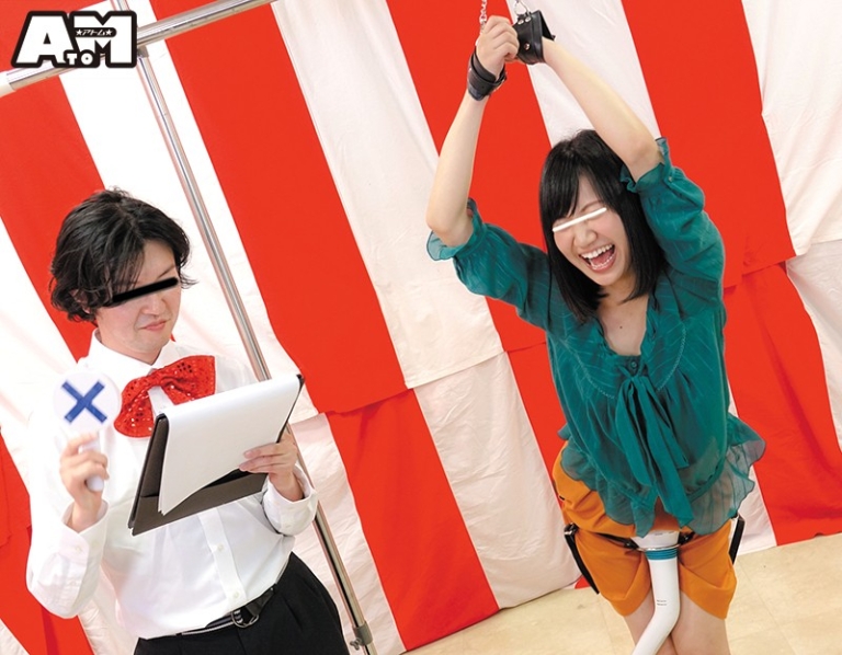 【電マ】スレンダー女子が固定電マでクイズにチャレンジ！着衣シックスナインで発情してガン突き騎乗位で喘ぐ！