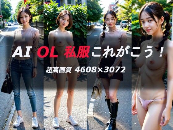 【ワンピース エロ同人】 【超高画質4K越え】AI OL 私服これがこう！