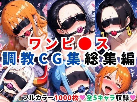 【ワンピース エロ同人】 ワンピ●ス調教CG集総集編【1000枚 全5キャラ/ナミ/ロビン/ハンコック/ヤマト/ビビ】