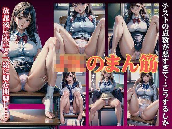 【ワンピース エロ同人】 JKのまん筋スペシャル！放課後に先生と一緒に脚を開脚してテストの点数をあげてもらう・・