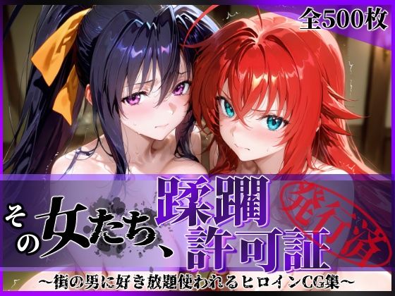 【To LOVEる エロ同人】 その女たち、蹂躙許可証発行済み -街の男たちに好き放題使われるヒロインCG集- ハ◯スクールD×D編