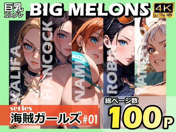 【ワンピース エロ同人】 BIG MELONS series海賊ガールズ ＃01