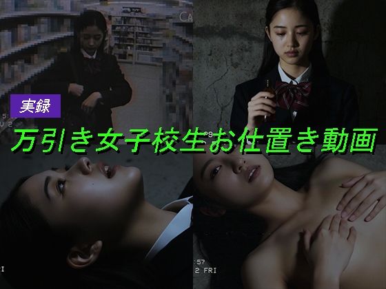 【エロ同人】 万引き女子校生のお仕置き謝罪動画 13
