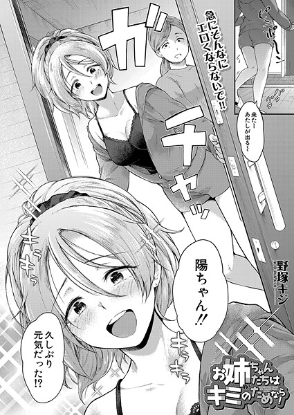 【エロ漫画】 お姉ちゃんたちはキミのためなら！ （野塚キジ）  野塚キジ MUJIN編集部