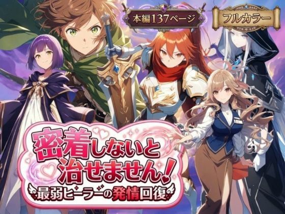 【エロ同人】  密着しないと治せません〜最弱ヒーラーの発情回復〜