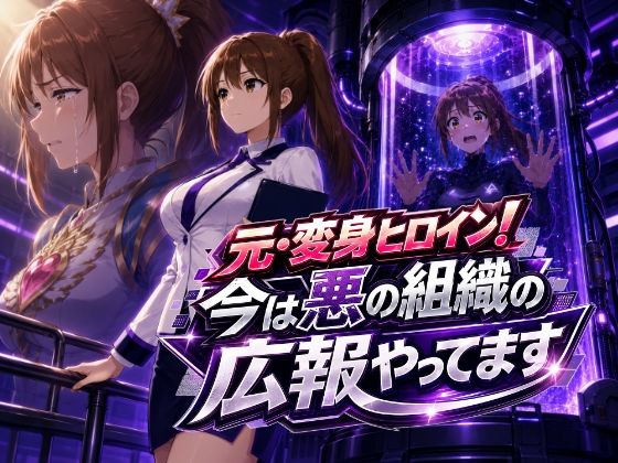 【エロ同人】洗脳系変身ヒロインの退廃スーツ姿 学生を巻き込む背徳の悪堕ちと支配の物語！