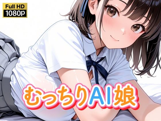 【エロ同人】むっちりAI娘と制服フェラに背面位で悶絶する中出しぶっかけセックスｗ