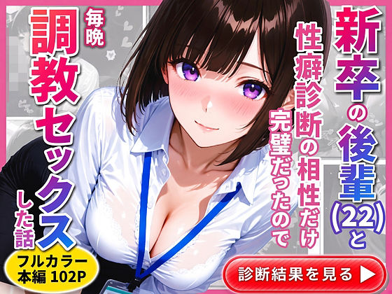 【エロ同人】OLの拘束と中出しフェラに堕ちる後輩との調教セックスの夜ｗ