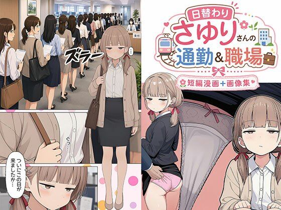 【エロ同人】日替わりOLの日常に潜む誘惑、オフィスでのぶっかけとパンチラを満喫する夜のヒミツ！