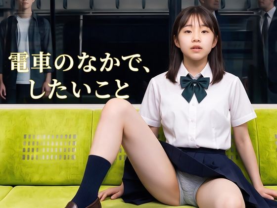 【エロ同人】電車内で制服姿の彼女と二人きり、音声付きの的なひとときを楽しむ話