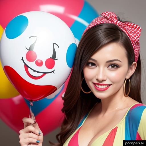 pornpenの衣装 clown3