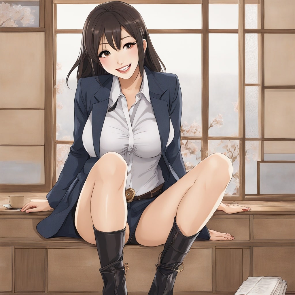 ブーツふともも足フェチ画像6