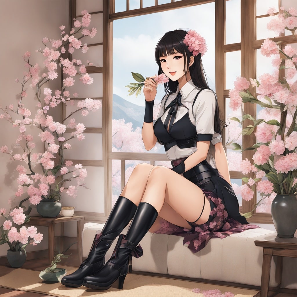 ブーツふともも足フェチ画像8