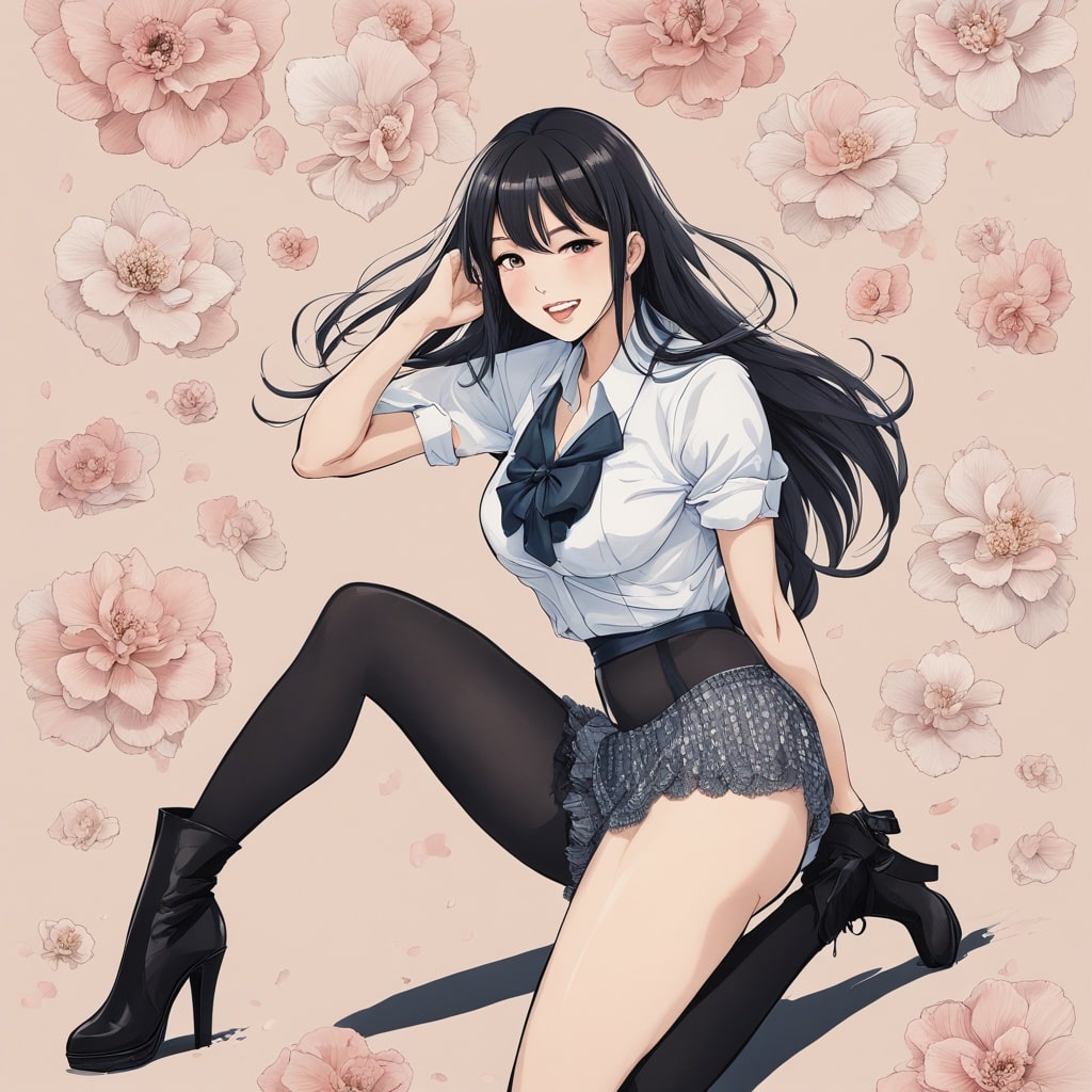 ブーツふともも足フェチ画像15