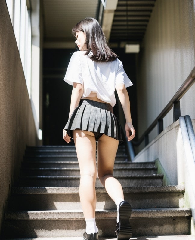 盗撮風のパンチラ16