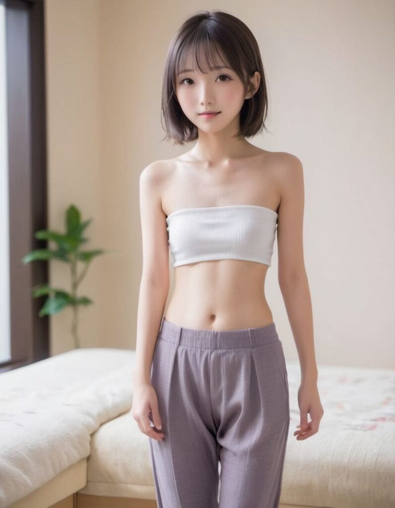 貧乳寄り 部屋撮り ゆるパン5