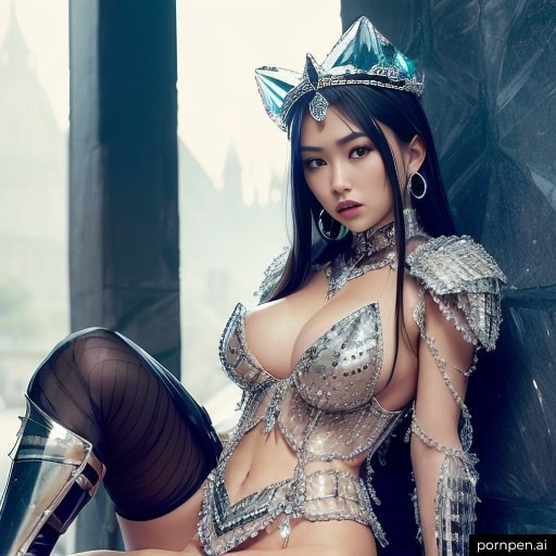 見栄張ってクリスタルでアーマーを作ったお嬢様、無事えちえちになる3
