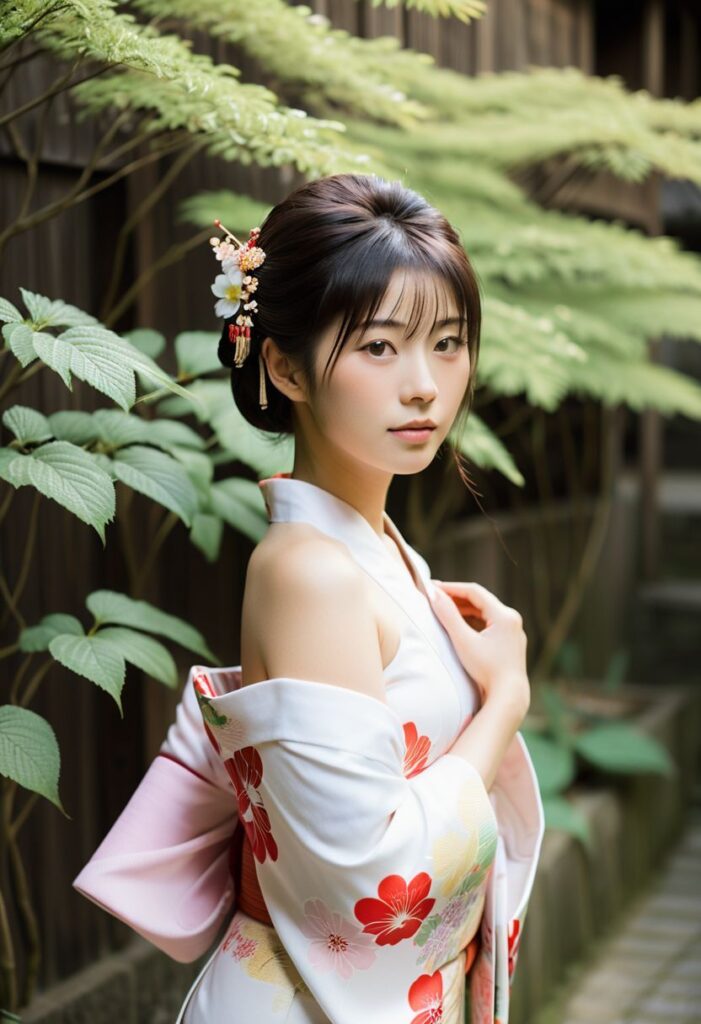 着物の半裸画像6
