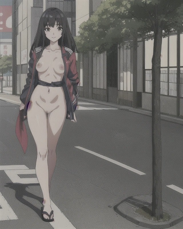 お姉さんの日常露出画像1