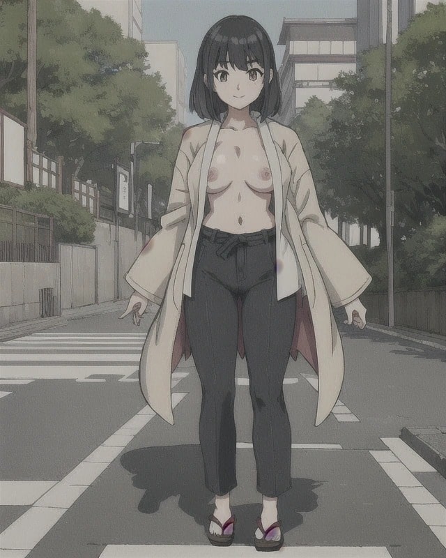 お姉さんの日常露出画像5